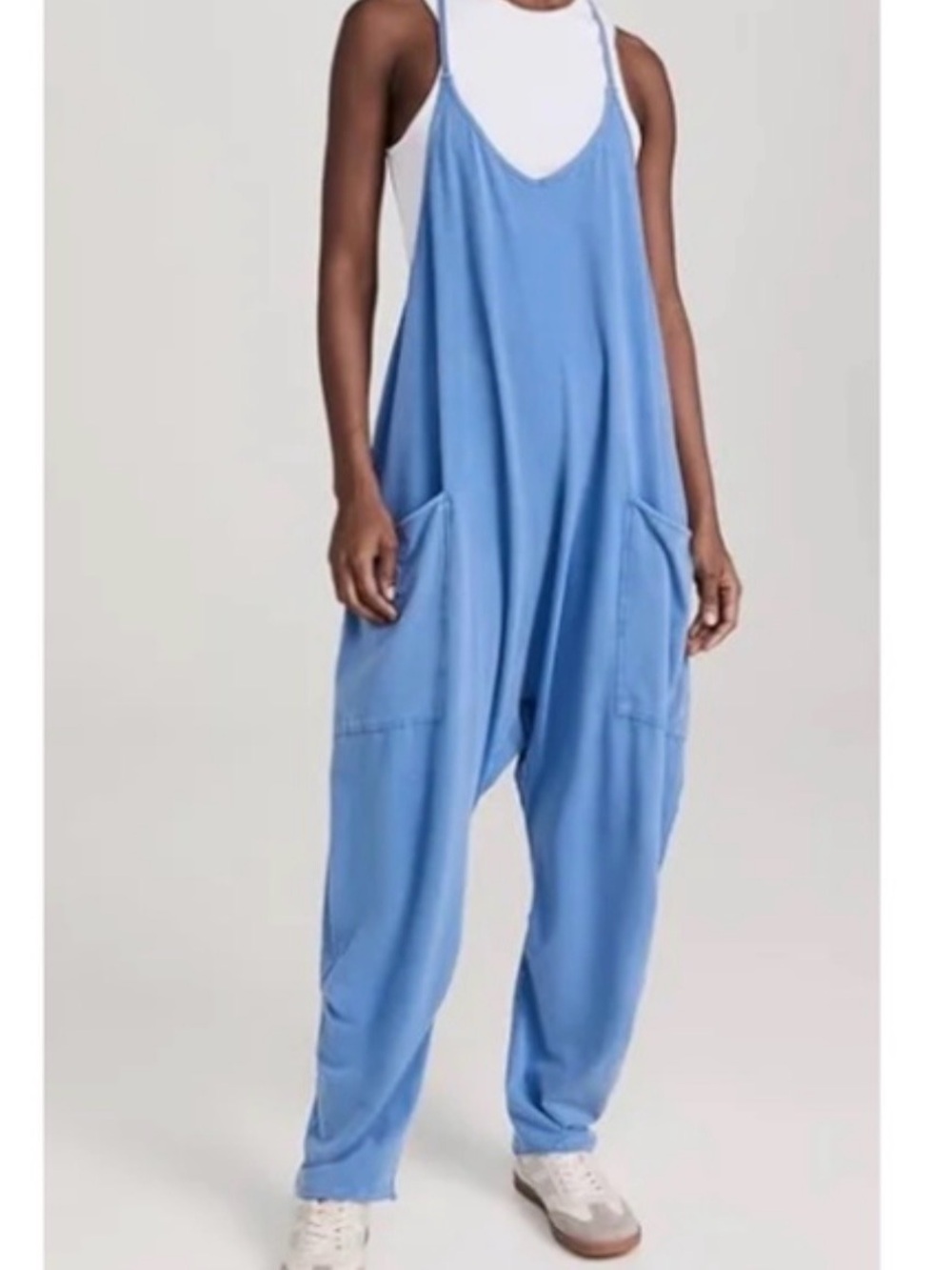 FP Movement Hot Shot Onesie in Riviera Blue size small free people